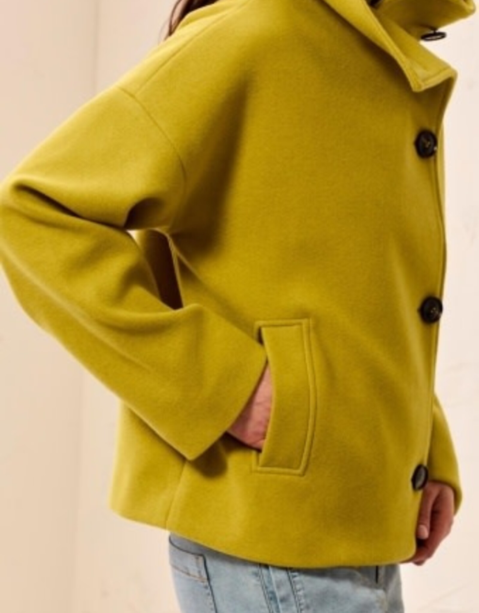 TRIBAL Lofty Chic Funnel Neck Jacket