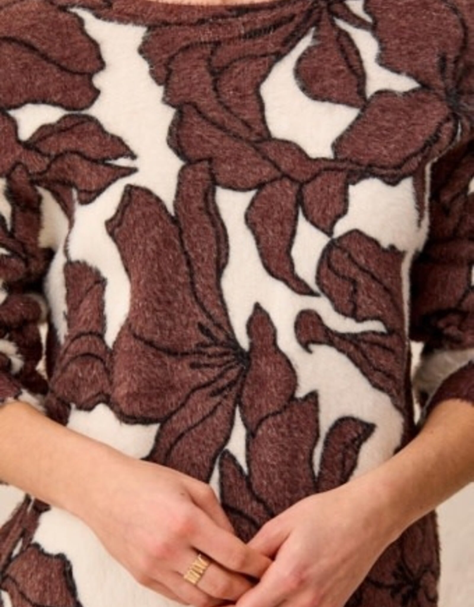 TRIBAL Reversible Foliage Sweater