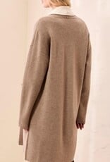 TRIBAL Luxe Coatigan with Patch Pockets
