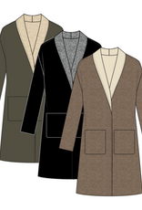 TRIBAL Luxe Coatigan with Patch Pockets