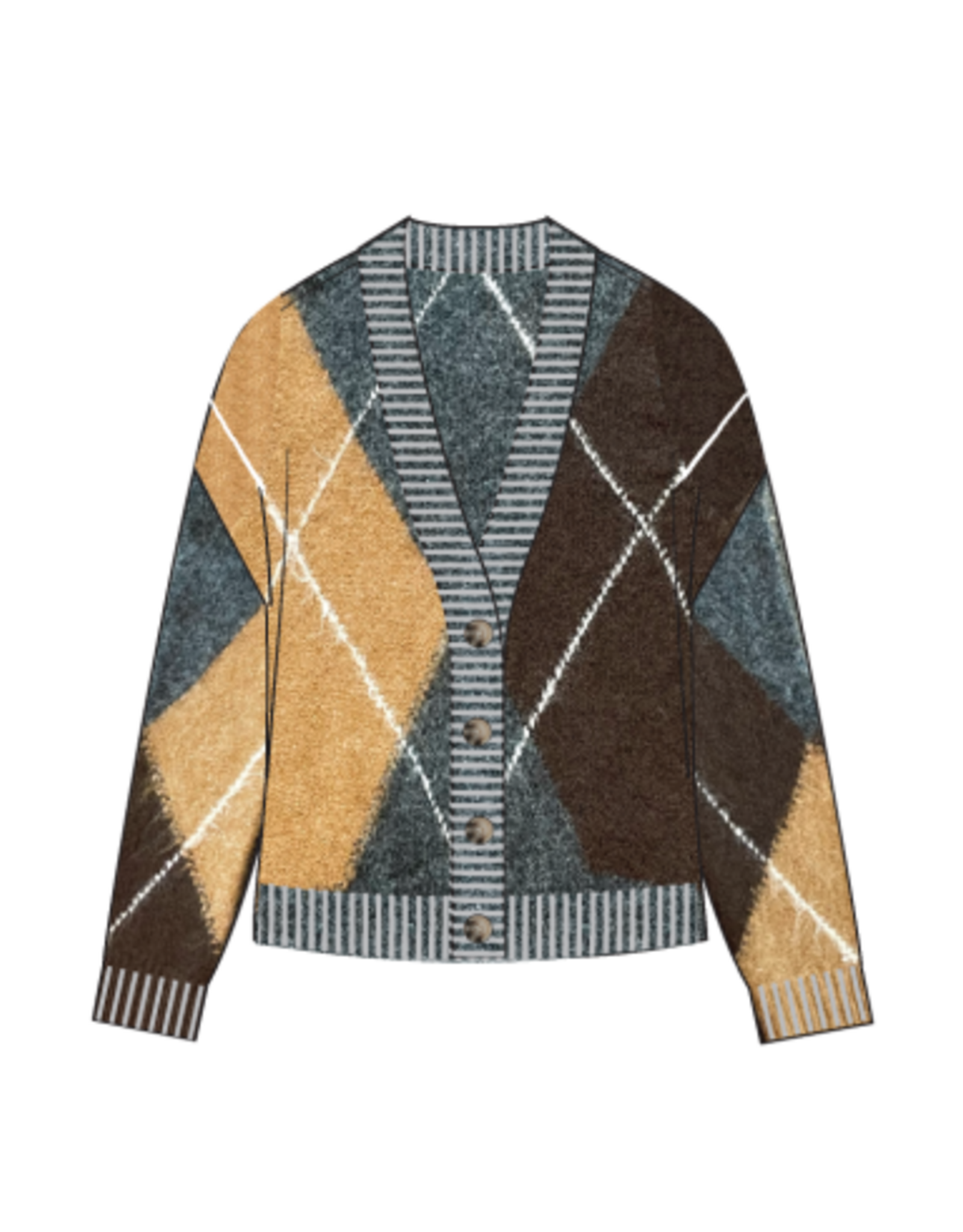 TRIBAL Lofty Argyle Cardigan