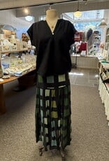 Dolma Block Print Tiered Skirt