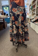 Dolma Block Print Tiered Skirt