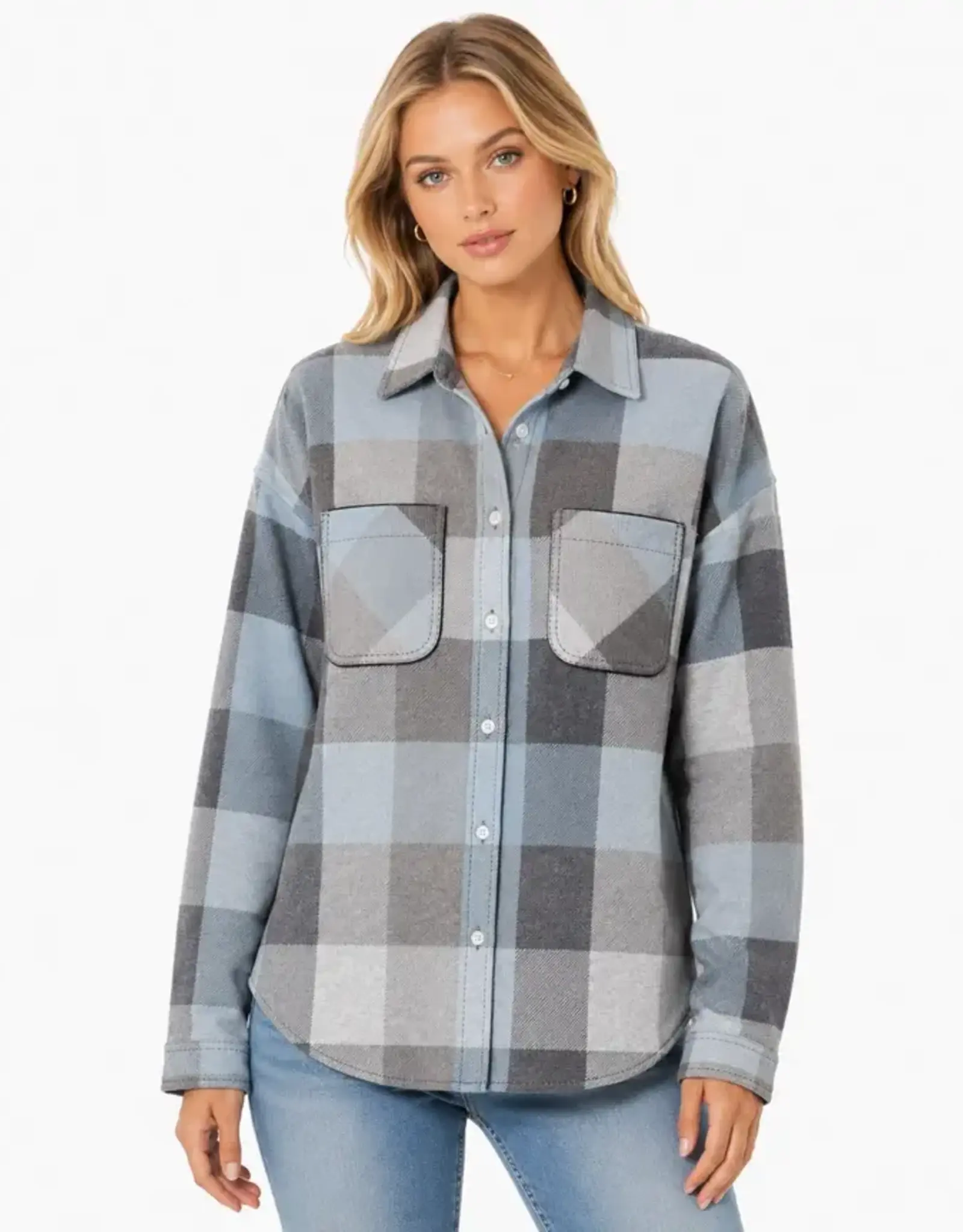 Sally Multi Plaid Shacket