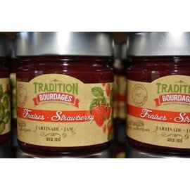 FERME BOURDAGES - Confitures Tradition Fraises