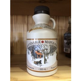 ÉRABLES DE LA PASSION - Sirop d'érable 500 ml + feuilles d'érable