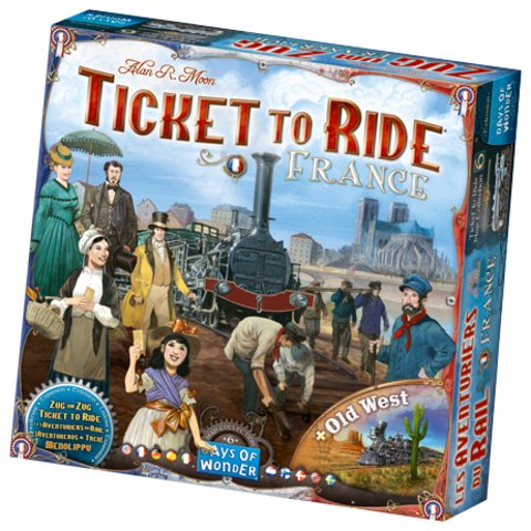TICKET TO RIDE : FRANCE/OLD WEST MAP #6