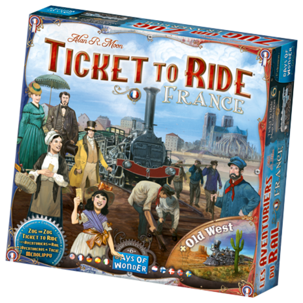 DAYS OF WONDER TICKET TO RIDE : FRANCE/OLD WEST MAP #6