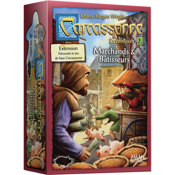 Z-MAN GAMES CARCASSONNE - EXT. MARCHANDS ET BATISSEURS