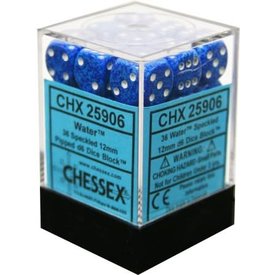 CHESSEX SPECKLED 36D6 WATER 12MM