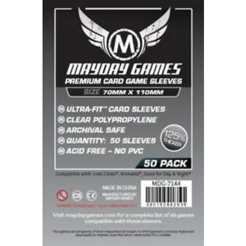 MAYDAY GAMES - PREMIUM - MAGNUM SLEEVES (50ct) - 70mm X 110mm