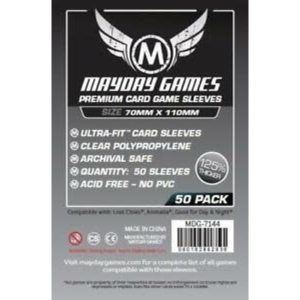 Mayday MAYDAY GAMES - PREMIUM - MAGNUM SLEEVES (50ct) - 70mm X 110mm