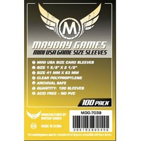 Mayday MAYDAY GAMES - MINI USA - SLEEVES (100ct) - 41mm X 63mm