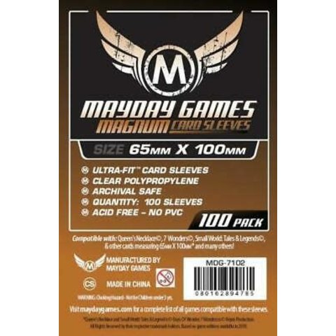 MAGNUM 7 WONDERS SLEEVES 65mm X 100mm 100CT