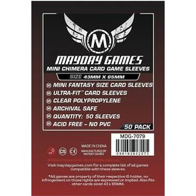 Mayday PREMIUM MINI CHIMERA SLEEVES 43MM X 65MM 50CT