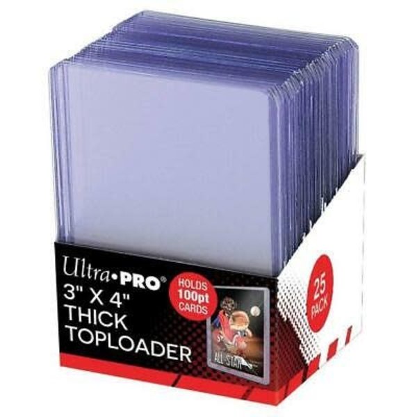 Ultra Pro UP - TOPLOADER (25ct) - THICK - 3X4 (35pt)