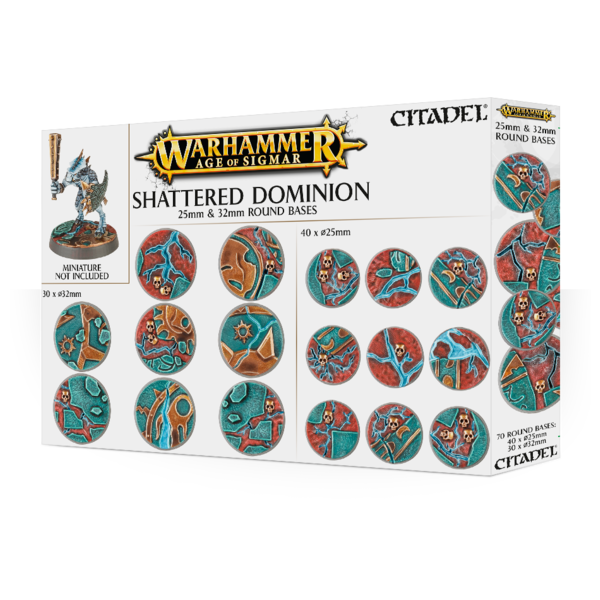 Citadel AOS - SHATTERED DOMINION - ROUND BASE - 25 & 32mm