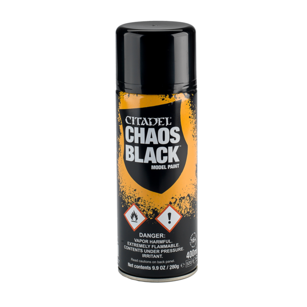 Citadel CITADEL - PRIMER/SPRAY PAINT - Chaos Black