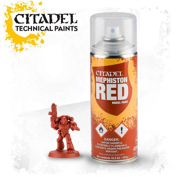 Citadel CITADEL - PRIMER/SPRAY PAINT - Mephiston Red