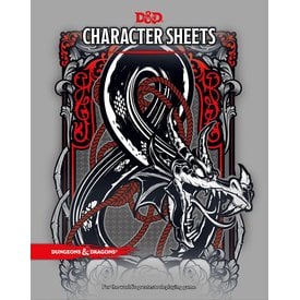 Wizards of the Coast DND CHARACTER SHEETS