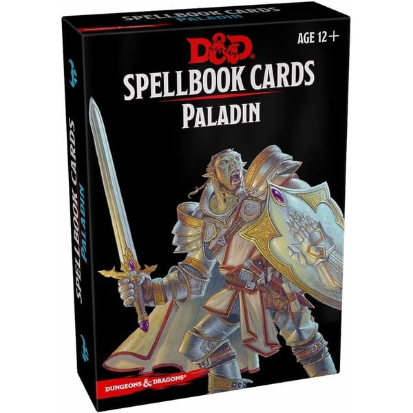 Wizards of the Coast DND SPELLBOOK CARDS PALADIN 2ND EDITION