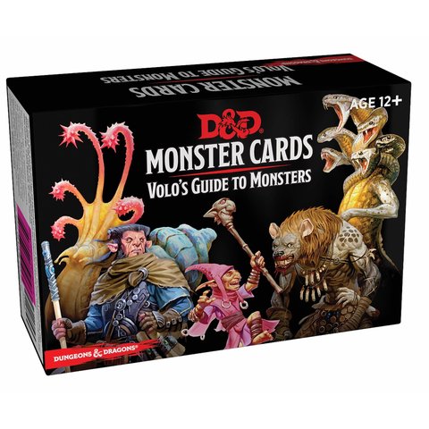 DND MONSTER CARDS: VOLO'S GUIDE TO MONSTERS