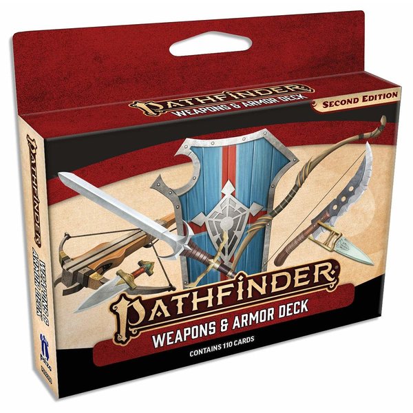 Paizo PATHFINDER - 2e - DECK CARDS - Weapons & Armor