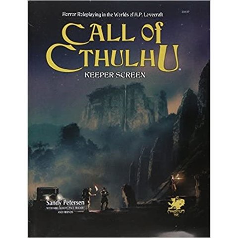 CALL OF CTHULHU 7TH EDITION KEEPER SCREEN