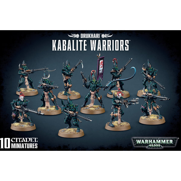 Warhammer 40k DRUKHARI KABALITE WARRIORS