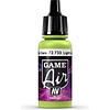 VALLEJO: GAME AIR LIGHT LIVERY GREEN 17ML