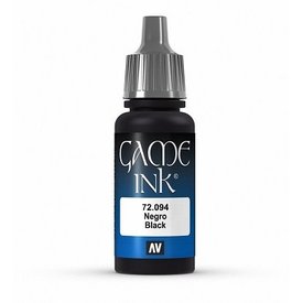 Vallejo VALLEJO: GAME COLOR BLACK INK 17ML