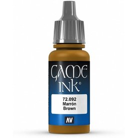 Vallejo VALLEJO: GAME COLOR BROWN INK 17ML