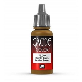 Vallejo VALLEJO: GAME COLOR LEATHER BROWN (17ML)
