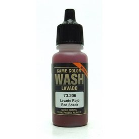 Vallejo VALLEJO: GAME COLOR RED WASH 17ML