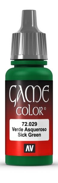 Vallejo Game Color, Sick Green, 17 ml (g.P. 1L= 164,71€)