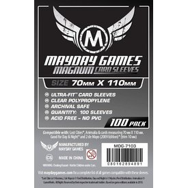 Mayday MAYDAY GAMES - MAGNUM - SLEEVES (100ct) - 70mm X 110mm