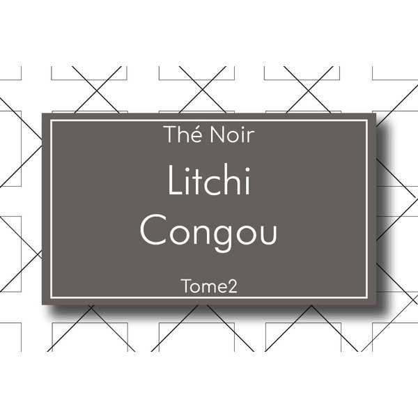 Les Thés Fuji Thé Noir Litchi Congou 100g