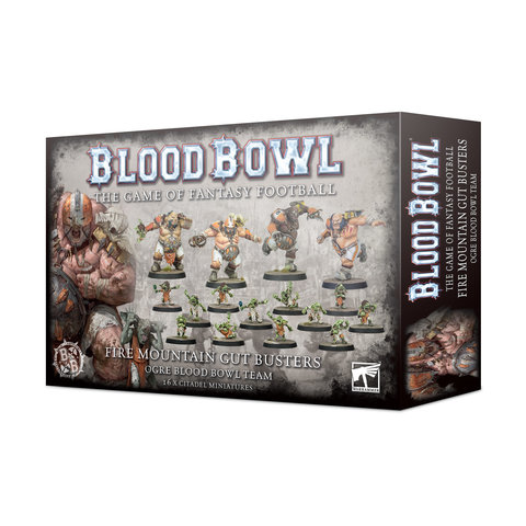 Blood Bowl - Ogre Team - Fire Mountain Gut Busters