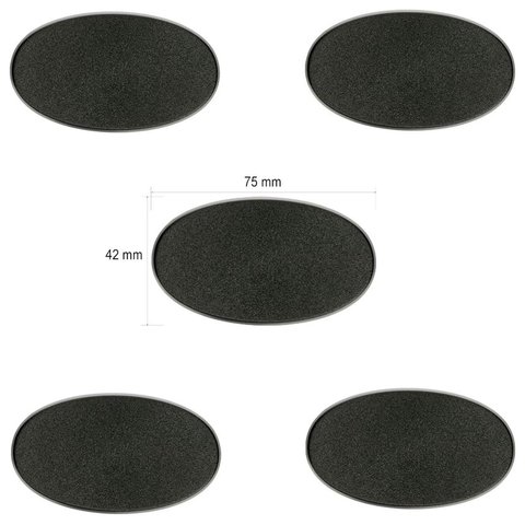 CITADEL - OVAL BASE - 75x42mm