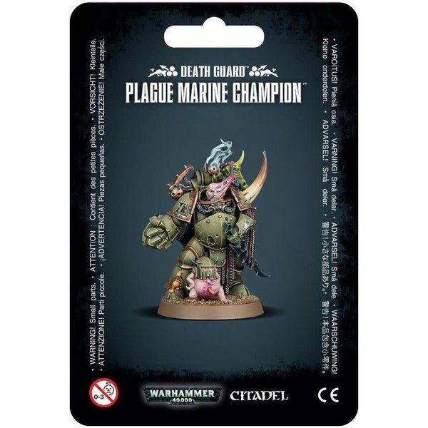 Death Guard 40K - DEATH GUARD - Plague Marine Champion