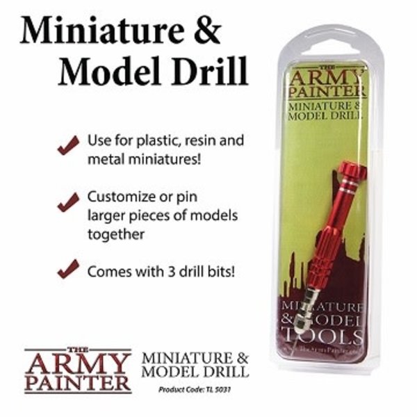 Army Painter MINIATURE & MODEL TOOLS: DRILL