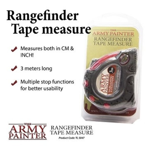 Army Painter WARGAMING ACCESSORIES: RANGE FINDER TAPE MEASURE