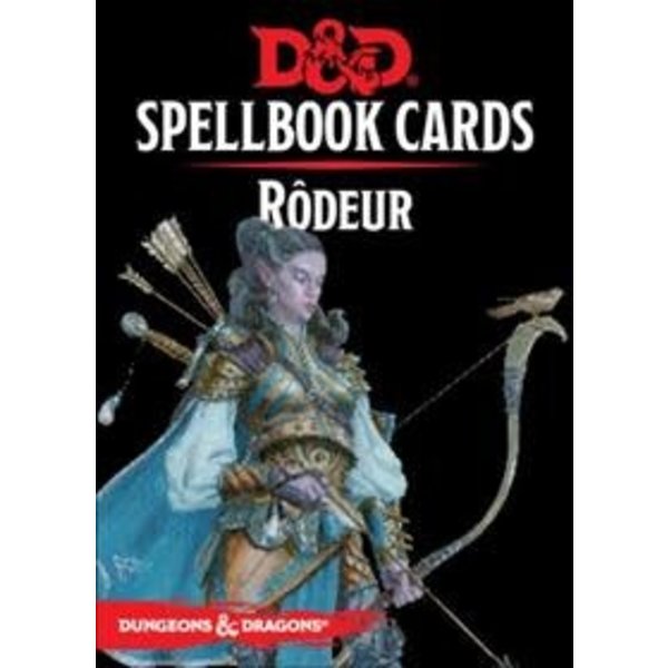 Wizards of the Coast FR - D&D - SPELLBOOK CARDS: RÔDEUR