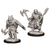 DND UNPAINTED MINIS: MALE HALF-ORC BARBARIAN