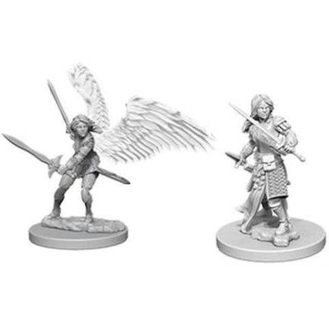 DND UNPAINTED MINIS: FEMALE AASIMAR FIGHTER