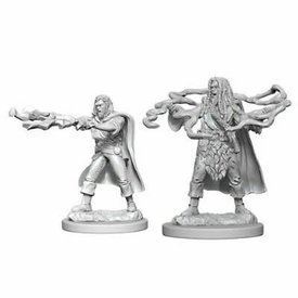 WIZKIDS DND - UNPAINTED MINIS - Male Human Sorcerer