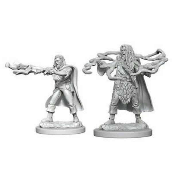 WIZKIDS DND UNPAINTED MINIS: HUMAN MALE SORCERER