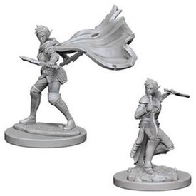 WIZKIDS PF UNPAINTED MINIS: ELF FEMALE ROGUE