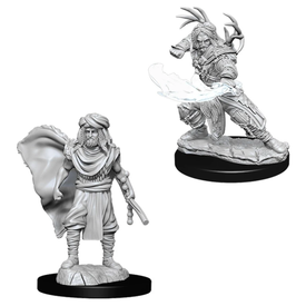 WIZKIDS DND UNPAINTED MINIS: MALE HUMAN DRUID