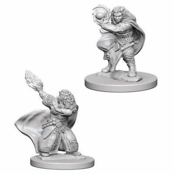 WIZKIDS DND UNPAINTED MINIS: DWARF FEMALE WIZARD